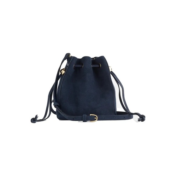 Madewell Handbags - Madewell Suede‎ Bucket Crossbody Bag in Deep Indigo | NWT